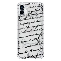 iSaprio Handwriting 01 pro black pro Nothing Phone 1