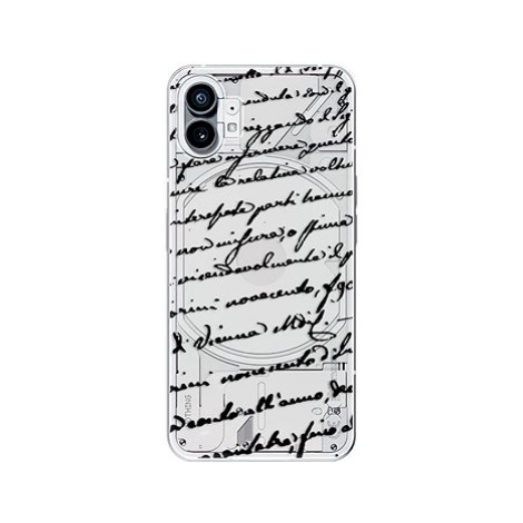 iSaprio Handwriting 01 pro black pro Nothing Phone 1