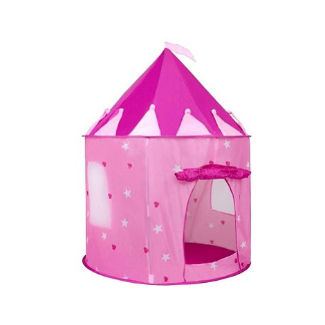 BABY MIX dětský stan hrad růžový