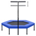 vidaXL Fitness trampolína rukojeť a podložka šestiúhelník 122 cm