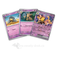 Pokémon karty 151 Alakazam vývoj 3 karty - Abra, Kadabra a Alakazam ex