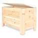 Dřevěná truhla 77 x 40 x 50 cm - přírodní