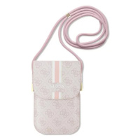 Pouzdro Guess Bag GUOWBP4RPSP pink 4G Stripes (GUOWBP4RPSP)