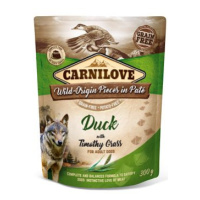 Carnilove Dog Pouch paté duck & timothy grass 300g