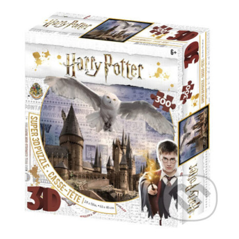 Harry Potter 3D puzzle - Bradavice a Hedvika - puzzle z kategorie 3D puzzle CubicFun