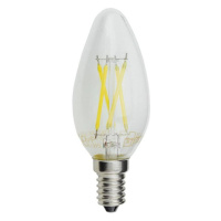 LED Filament Candle Žárovka C35 E14 Stmívatelná 4W Neutrální bílá