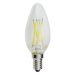 Optonica LED Filament Candle Žárovka C35 E14 Stmívatelná 4W Neutrální bílá