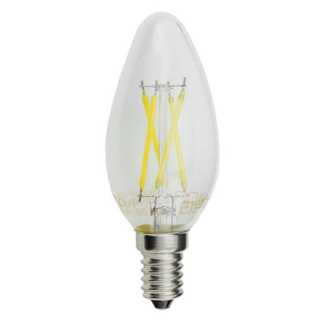 LED Filament Candle Žárovka C35 E14 Stmívatelná 4W Neutrální bílá Optonica