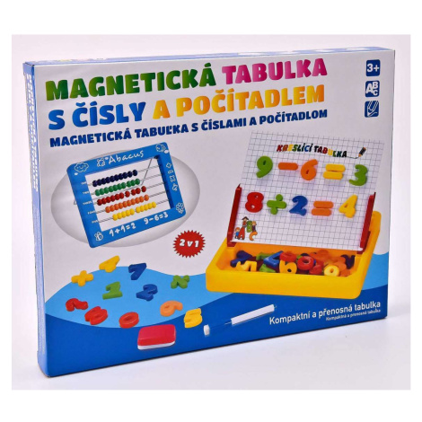 Mactoys magnetická tabulka s čísly a počítadlem MAC TOYS