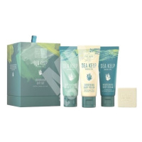 Scottish Fine Soaps Mořská řasa přírodní tělový peeling 75 ml + tělový krém 75 ml dárková sada +