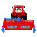 mamido  Traktor s třecím pohonem a pluhem červený