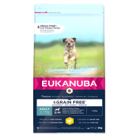 EUKANUBA Adult Small & Medium Breed Grain Free Chicken 3 kg