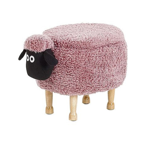 Zvířecí stolička růžová s úložným prostorem SHEEP, 245056 BELIANI