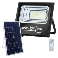 B.V.  - LED Stmívatelný solární reflektor LED/200W/3,2V IP67 + DO