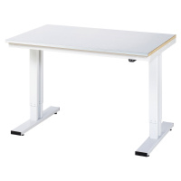 RAU Psací stůl s elektrickým přestavováním výšky, ocelový povlak, nosnost 300 kg, š x h 1250 x 8