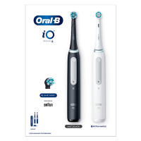 Oral-B iO 4 Černý a Bílý Elektrický Zubní Kartáček