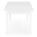 Jídelní stůl Flamio rozkládací 160-228x78x90 cm (bílá)