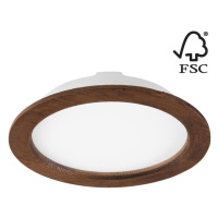 LED Podhledové svítidlo WOODY SPOT LED/23,5W/230V 4000K třešeň ø 23,5 cm