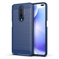 Carbon silikonové pouzdro na Xiaomi Redmi K30 blue