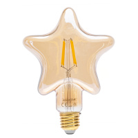 LED Filament Žárovka E27 STAR 4W 1800K/AMBER ULTRA Teplá bílá