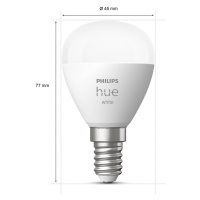Philips Hue Philips Hue White LED kapka 2 x E14 5,7W