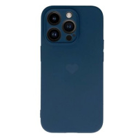 Vennus Valentýnské pouzdro Heart pro iPhone 14 Pro - tmavě modré