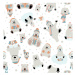 Vánoční deka z mikrovlákna SNOWY PETS 150x200 cm