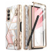Kryt SUPCASE COSMO PEN GALAXY Z FOLD 5 MARBLE PINK (843439137721)