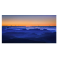 Fotografie Misty Mountains, David Bouscarle, 40 × 20 cm