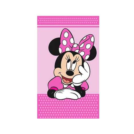 Carbotex Dětský ručník Minnie Hvězdná přání 30 × 50 cm