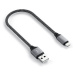 Satechi USB-A to Lightning kabel šedý Vesmírně šedá