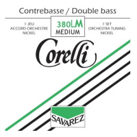 Savarez 380LM Corelli Double Bass Nickel Orchestra Set - Medium