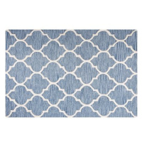 Světle modrý bavlněný koberec 140x200 cm YALOVA, 57828