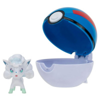 Jazwares Pokémon Clip N Go Poké Ball Alolan vulpix