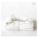 Bílé lněné prostěradlo 270x230 cm - Linen Tales