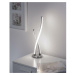 PAUL NEUHAUS LED stolní lampa barva ocel v zakřiveném designu 3000K PN 9141-55