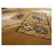 Alfa Carpets Kusový koberec TEHERAN T-375 beige Rozměry koberců: 80x150