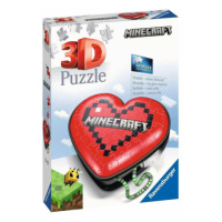 Ravensburger Puzzle 3D Srdce Minecraft 54 dílků