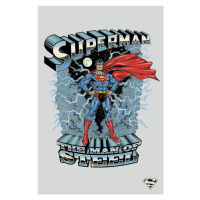 Umělecký tisk Superman - The man of steel, (26.7 x 40 cm)