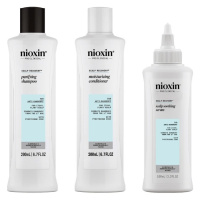 NIOXIN Scalp Recovery Kit sada na vlasy se sklony k lupům 3 ks