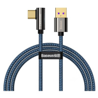 Kabel Cable USB to USB-C Baseus Legend Series, 66W, 1m (blue) (6953156209312)