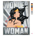Malování podle čísel - WONDER WOMAN HVĚZDA II Rozměr: 40x50 cm, Rámování: vypnuté plátno na rám