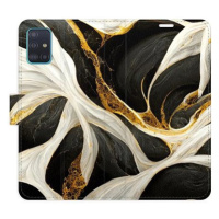 iSaprio flip pouzdro BlackGold Marble pro Samsung Galaxy A51