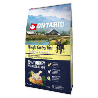 ONTARIO Dog Mini Weight control turkey & potatoes granule pro psy 1 ks, Hmotnost balení (g): 6,5