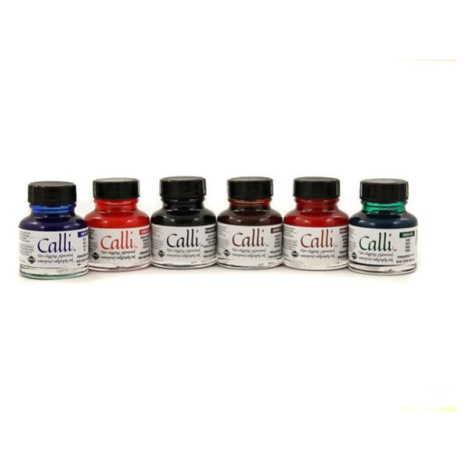 Sada kaligrafických tuší  Daler Rowney 6 × 29,5 ml Daler-Rowney