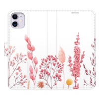 iSaprio flip pouzdro Pink Flowers 03 pro iPhone 11