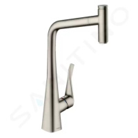 Hansgrohe 14884800 - Dřezová baterie s výsuvnou koncovkou, vzhled nerezu