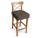 Dekoria Sedák na židli IKEA Ingolf - barová, hnědá, barová židle Ingolf, Etna, 705-08