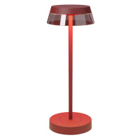 Redo Redo 90311- LED Stmívatelná stolní lampa ILUNA LED/2,5W/5V 3000 mAh IP65 červená