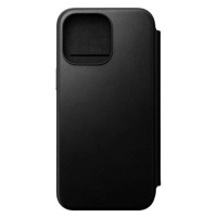 Nomad Modern Leather Folio Black iPhone 15 Pro Max